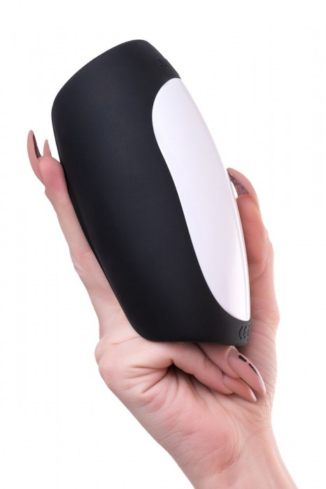 Черно-белый перезаряжаемый мастурбатор Erotist Hailstorm - Erotist Adult Toys - в Великом Новгороде купить с доставкой