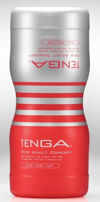 Мастурбатор TENGA Dual Sensation Cup - Tenga - в Великом Новгороде купить с доставкой