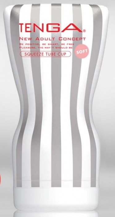 Мастурбатор TENGA Squeeze Tube Cup Soft - Tenga - в Великом Новгороде купить с доставкой