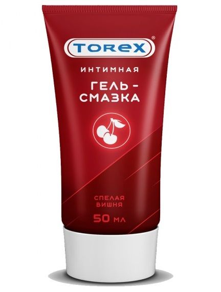 Смазка на водной основе TOREX  Спелая вишня  - 50 мл. - Torex - купить с доставкой в Великом Новгороде