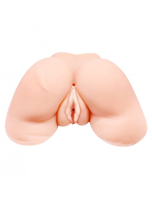 Телесная вибровагина Julie с 2 рабочими отверстиями - Baile - в Великом Новгороде купить с доставкой