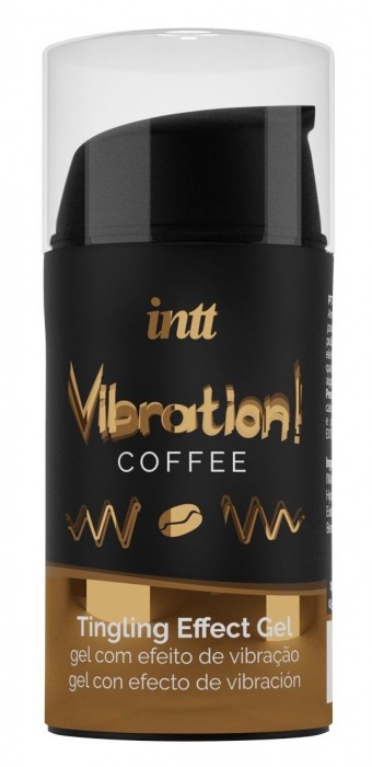 Жидкий интимный гель с эффектом вибрации Vibration! Coffee - 15 мл. - INTT - купить с доставкой в Великом Новгороде