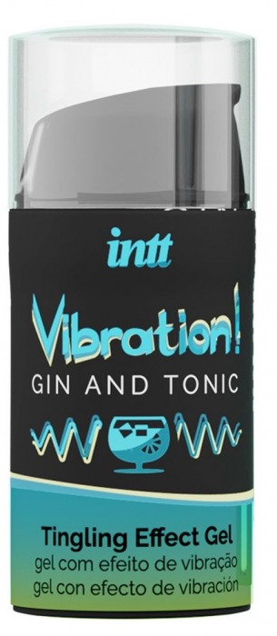 Жидкий интимный гель с эффектом вибрации Vibration! Gin   Tonic - 15 мл. - INTT - купить с доставкой в Великом Новгороде