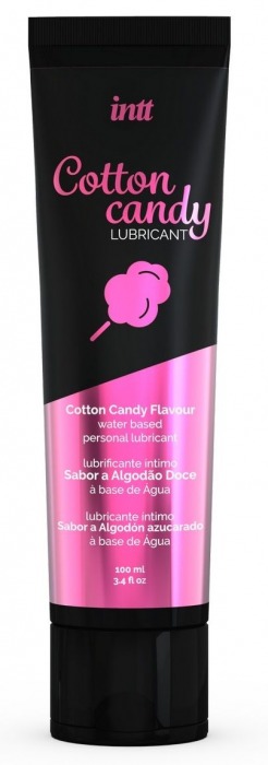 Интимный гель на водной основе Cotton Candy Lubricant - 100 мл. - INTT - купить с доставкой в Великом Новгороде