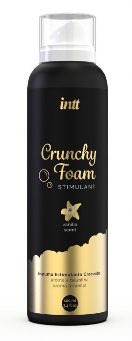 Пенка для массажа Crunchy Foam Stimulant Vanilla - 100 мл. - INTT - купить с доставкой в Великом Новгороде