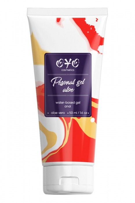 Анальная смазка на водной основе OYO Personal Gel Aloe - 50 мл. - OYO - купить с доставкой в Великом Новгороде