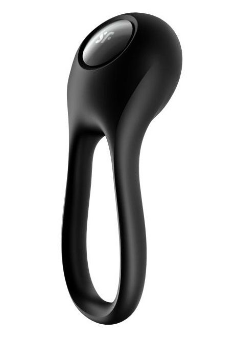 Черное эрекционное виброкольцо Majestic Duo - Satisfyer - в Великом Новгороде купить с доставкой