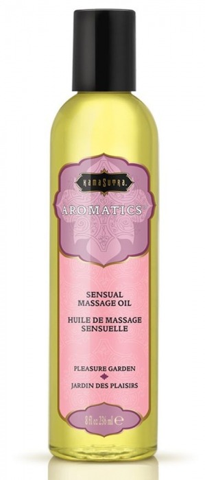 Массажное масло с цветочным ароматом Pleasure Garden - 236 мл. - Kama Sutra - купить с доставкой в Великом Новгороде