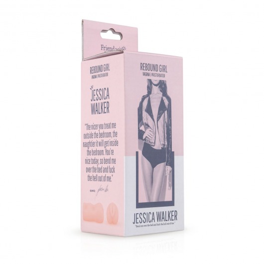 Телесный мастурбатор-вагина Jessica Walker Masturbator - Friend with Benefits - в Великом Новгороде купить с доставкой
