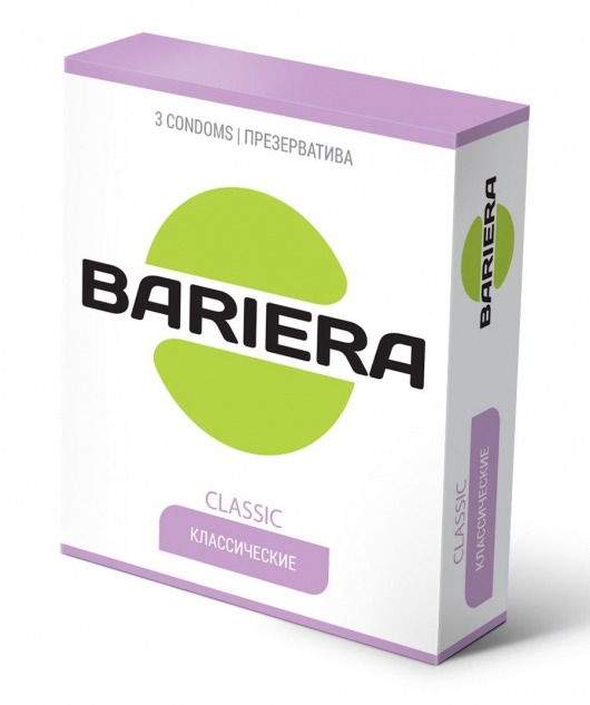 Классические презервативы Bariera Classic - 3 шт. - Bariera - купить с доставкой в Великом Новгороде