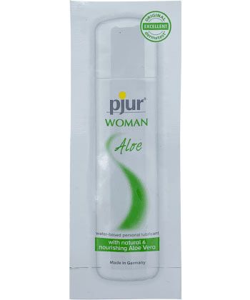 Лубрикант на водной основе pjur WOMAN Aloe - 2 мл. - Pjur - купить с доставкой в Великом Новгороде