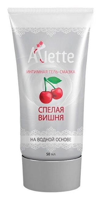 Интимная гель-смазка на водной основе Arlette  Спелая вишня  - 50 мл. - Arlette - купить с доставкой в Великом Новгороде