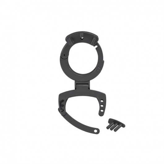 Кольцо с зажимом для мошонки для пояса верности Pubic Enemy - MyStim - купить с доставкой в Великом Новгороде