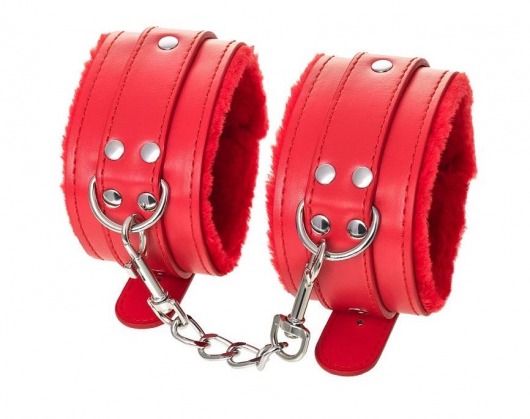 Красные оковы Anonymo из искусственной кожи - ToyFa - купить с доставкой в Великом Новгороде