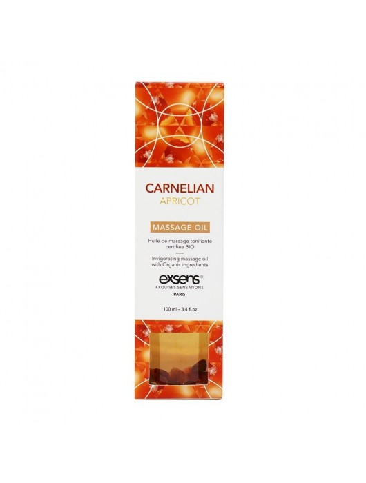 Органическое массажное масло CARNELIAN APRICOT - 100 мл. - Exsens - купить с доставкой в Великом Новгороде