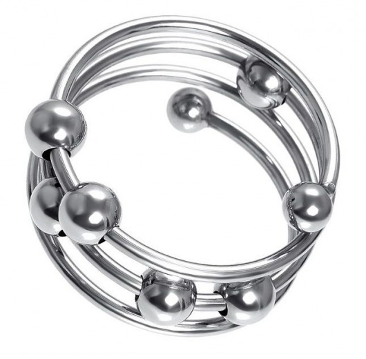 Большое металлическое кольцо под головку пениса - ToyFa - купить с доставкой в Великом Новгороде