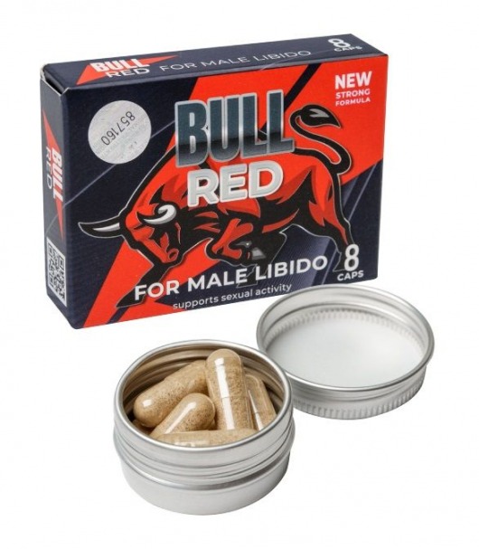 Пищевой концентрат для мужчин BULL RED - 8 капсул - Sitabella - купить с доставкой в Великом Новгороде