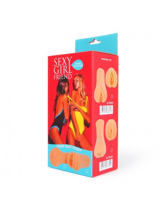 Телесный мастурбатор-вагина со складками на входе - Bior toys - в Великом Новгороде купить с доставкой