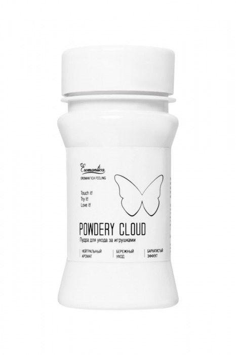 Пудра для ухода за игрушками Powdery Cloud с нейтральным ароматом - 40 гр. - Eromantica - купить с доставкой в Великом Новгороде