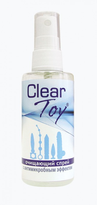 Очищающий спрей Clear Toy с антимикробным эффектом - 100 мл. - Биоритм - купить с доставкой в Великом Новгороде