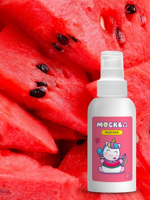 Универсальная смазка с ароматом арбуза  Москва Вкусная  - 100 мл. - Москва - купить с доставкой в Великом Новгороде