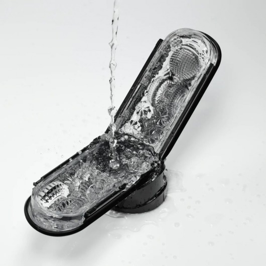 Черный мастурбатор Flip Zero Gravity - Tenga - в Великом Новгороде купить с доставкой