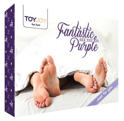 Эротический набор FANTASTIC PURPLE SEX TOY KIT - Toy Joy - купить с доставкой в Великом Новгороде