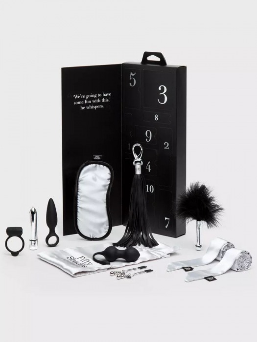 Эротический набор Pleasure Overload 10 Days of Play Gift Set - Fifty Shades of Grey - купить с доставкой в Великом Новгороде