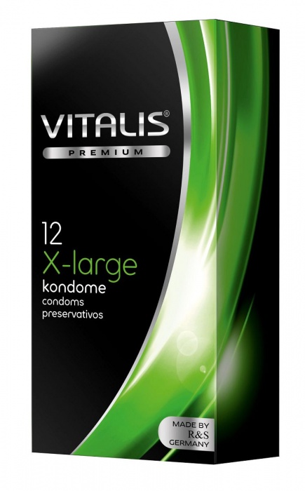 Презервативы увеличенного размера VITALIS PREMIUM x-large - 12 шт. - Vitalis - купить с доставкой в Великом Новгороде