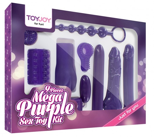 Эротический набор Toy Joy Mega Purple - Toy Joy - купить с доставкой в Великом Новгороде