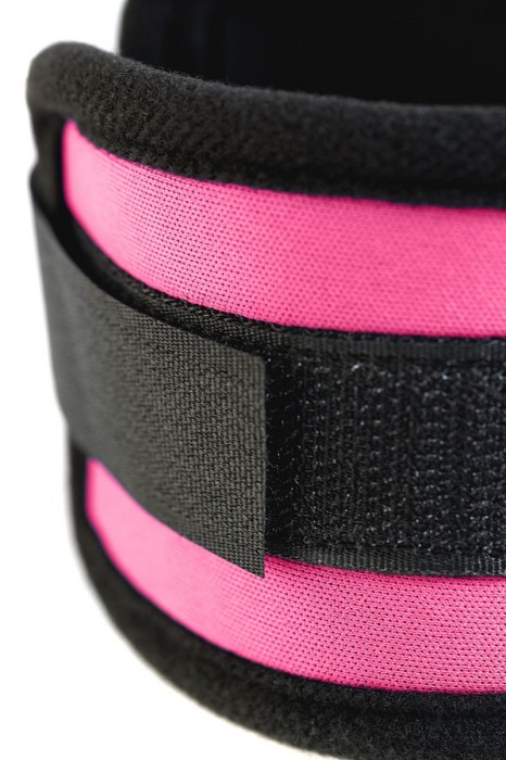 Оковы на ноги из неопрена розового цвета - ToyFa - купить с доставкой в Великом Новгороде