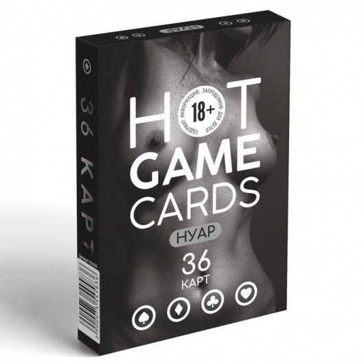 Игральные карты HOT GAME CARDS НУАР - 36 шт. - Сима-Ленд - купить с доставкой в Великом Новгороде