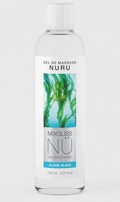 Массажный гель на водной основе Mixgliss NU Algae - 150 мл. - Mixgliss - купить с доставкой в Великом Новгороде