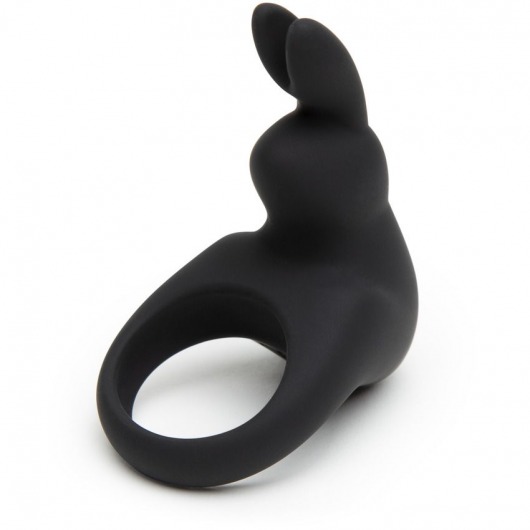 Черное эрекционное виброкольцо Happy Rabbit Rechargeable Rabbit Cock Ring - Happy Rabbit - в Великом Новгороде купить с доставкой