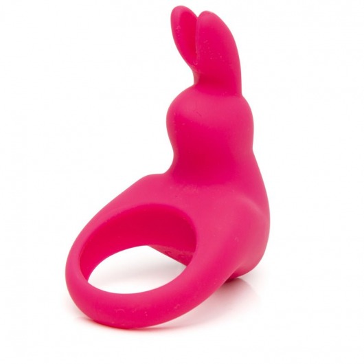 Розовое эрекционное виброкольцо Happy Rabbit Rechargeable Rabbit Cock Ring - Happy Rabbit - в Великом Новгороде купить с доставкой