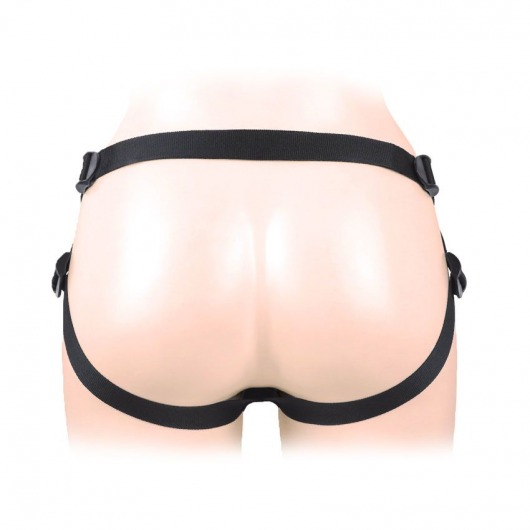 Черные трусики в комплекте с коннектором и насадкой - Notabu - купить с доставкой в Великом Новгороде