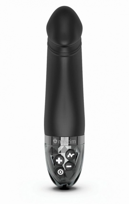 Черный вибратор с электростимуляцией Real Deal Neal - 16,5 см. - MyStim - купить с доставкой в Великом Новгороде