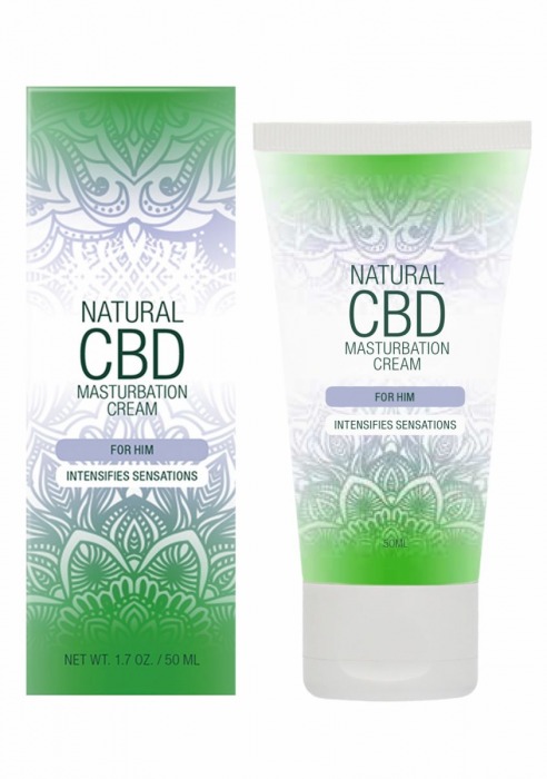 Крем для мастурбации для мужчин Natural CBD Masturbation Cream For Him - 50 мл. - Shots Media BV - купить с доставкой в Великом Новгороде