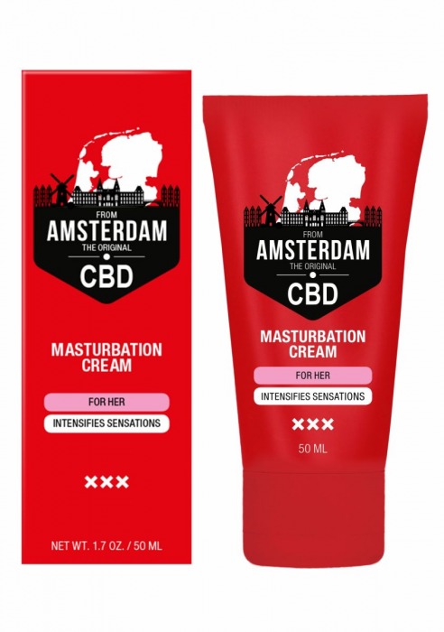 Крем для мастурбации для женщин CBD from Amsterdam Masturbation Cream For Her - 50 мл. - Shots Media BV - купить с доставкой в Великом Новгороде