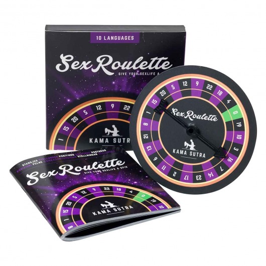 Настольная игра-рулетка Sex Roulette Kamasutra - Tease&Please - купить с доставкой в Великом Новгороде