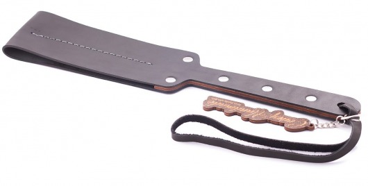 Гладкий мягкий удлиненный пэддл с заклепками - 32 см. - Crazy Handmade - купить с доставкой в Великом Новгороде