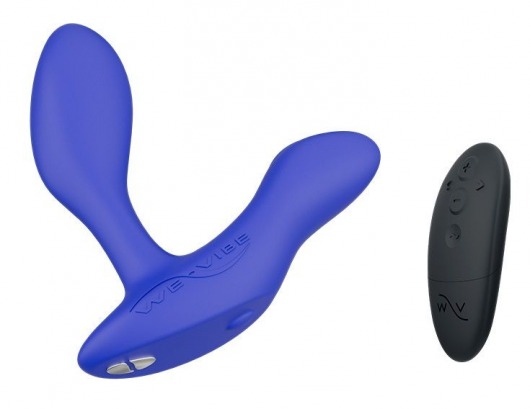Синий анальный вибратор We-Vibe Vector+ - We-vibe - в Великом Новгороде купить с доставкой