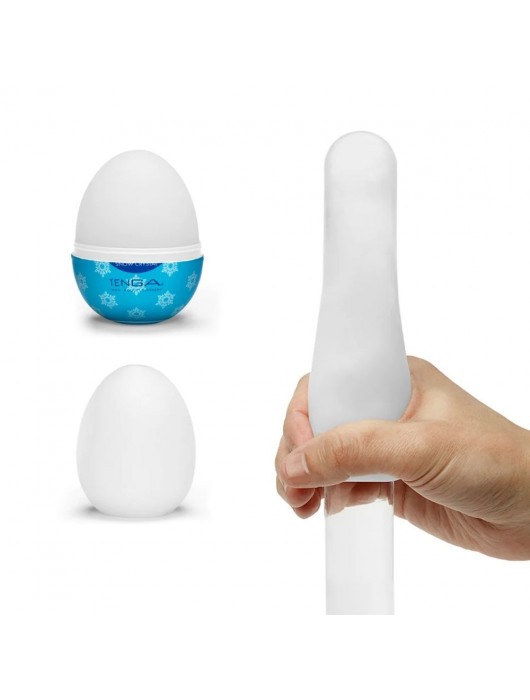 Мастурбатор-яйцо Snow Crystal - Tenga - в Великом Новгороде купить с доставкой