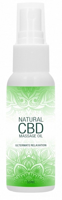 Массажное масло Natural CBD Massage Oil - 50 мл. - Shots Media BV - купить с доставкой в Великом Новгороде