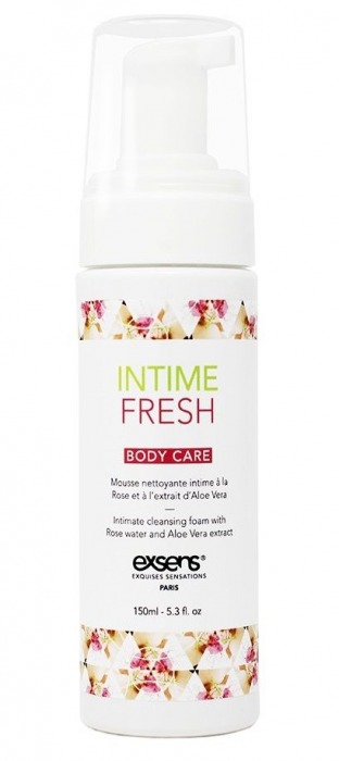Органическая интимная очищающая пенка Intime Fresh - 150 мл. - Exsens - купить с доставкой в Великом Новгороде Органическая интимная очищающая пенка Intime Fresh - 150 мл. - Exsens - купить с доставкой в Великом Новгороде