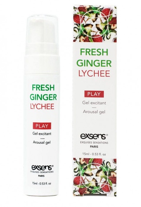Возбуждающий гель Fresh Ginger Lychee Arousal Gel - 15 мл. - Exsens - купить с доставкой в Великом Новгороде