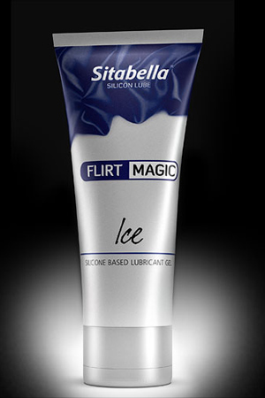 Силиконовая гель-смазка FLIRT MAGIC Ice с лёгким пролонгирующим эффектом - 75 мл. - Sitabella - купить с доставкой в Великом Новгороде