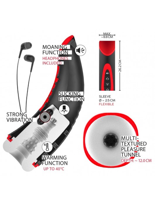 Автоматический мастурбатор WYNE 03 с подогревом - Orion - в Великом Новгороде купить с доставкой