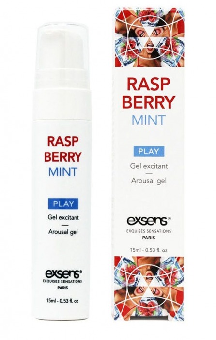 Возбуждающий гель Raspberry Mint с ароматом малины и мяты - 15 мл. - Exsens - купить с доставкой в Великом Новгороде