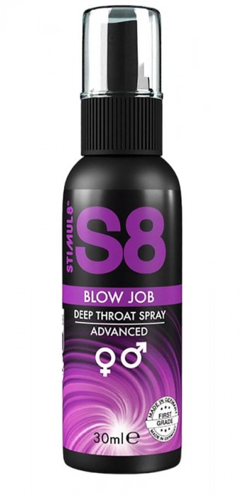 Лубрикант для орального секса S8 Deep Throat Spray - 30 мл. - Stimul8 - купить с доставкой в Великом Новгороде